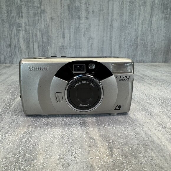 Canon ELPH 260Z Point & Shoot Film Camera 30-60mm Strap With Battery Tested - Picture 1 of 12
